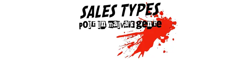 Sales types titre
