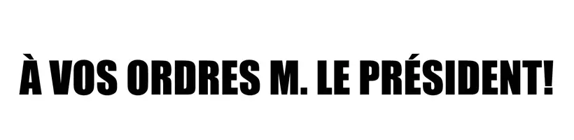 A vos ordres titre